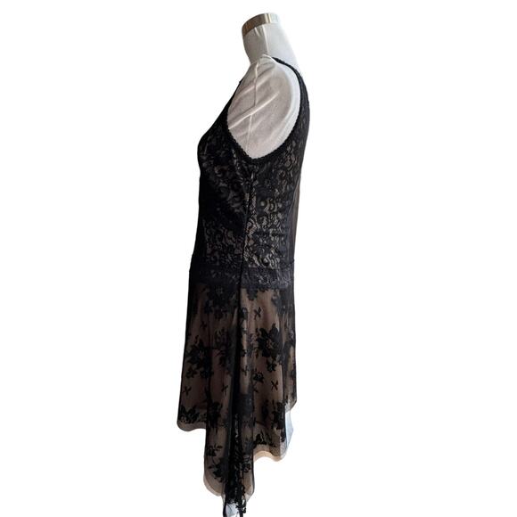 Alexa Admor Womens Lace Dress Size L Sleeveless Handkerchief Witchy Whimsigoth - Picture 4 of 10